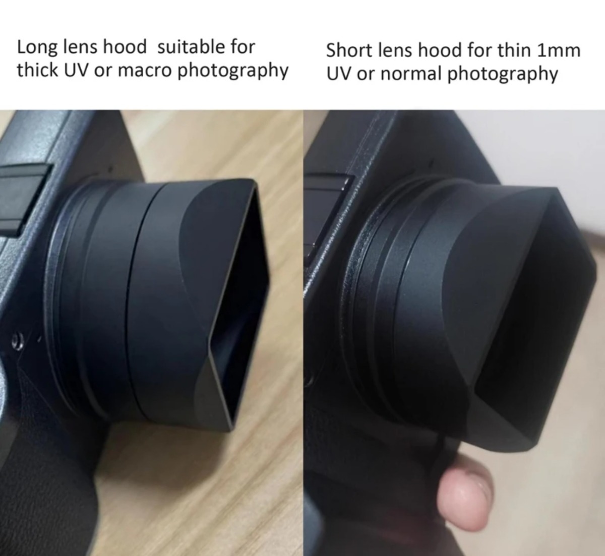 Square Metal Lens Hoods with A - đánh giá và giá Lens Cap Vintage