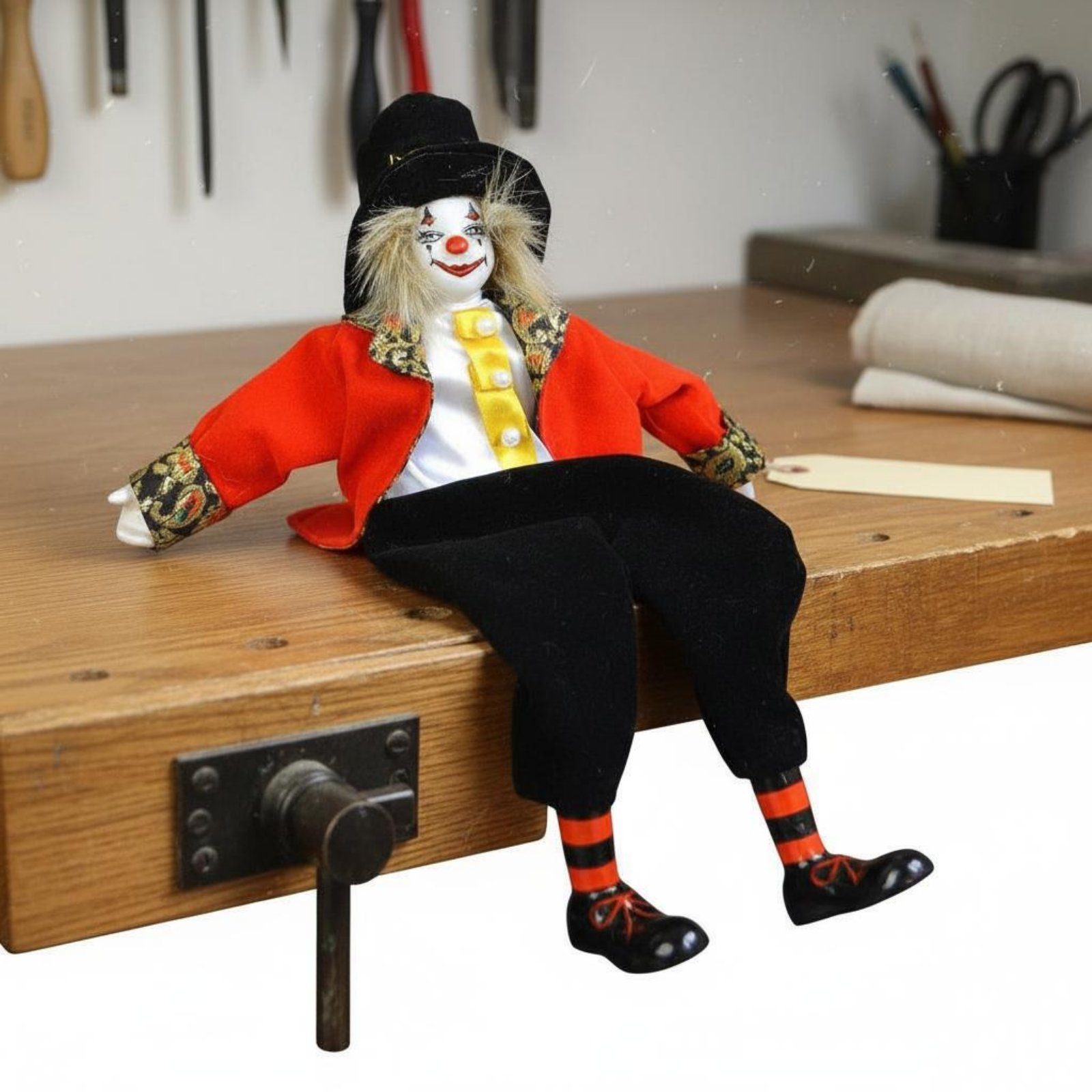 Soft Leg Clown Doll Collectibl - đánh giá và giá Vintage Collectible Porcelain Dolls