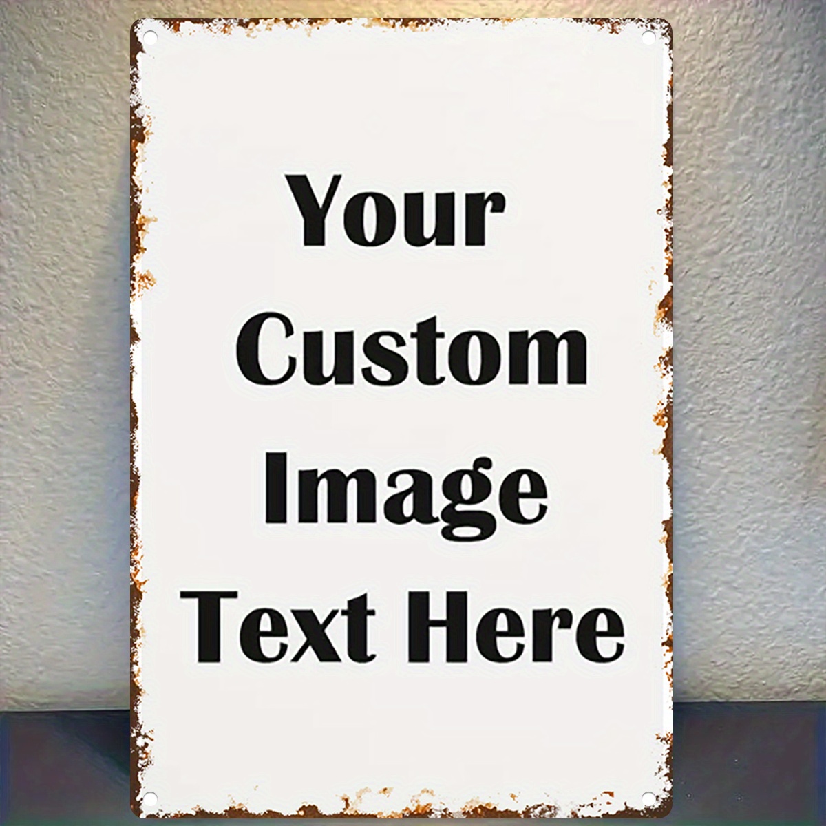 Custom Image/Text Metal Tin Si - đánh giá và giá Vintage Collectible Plates