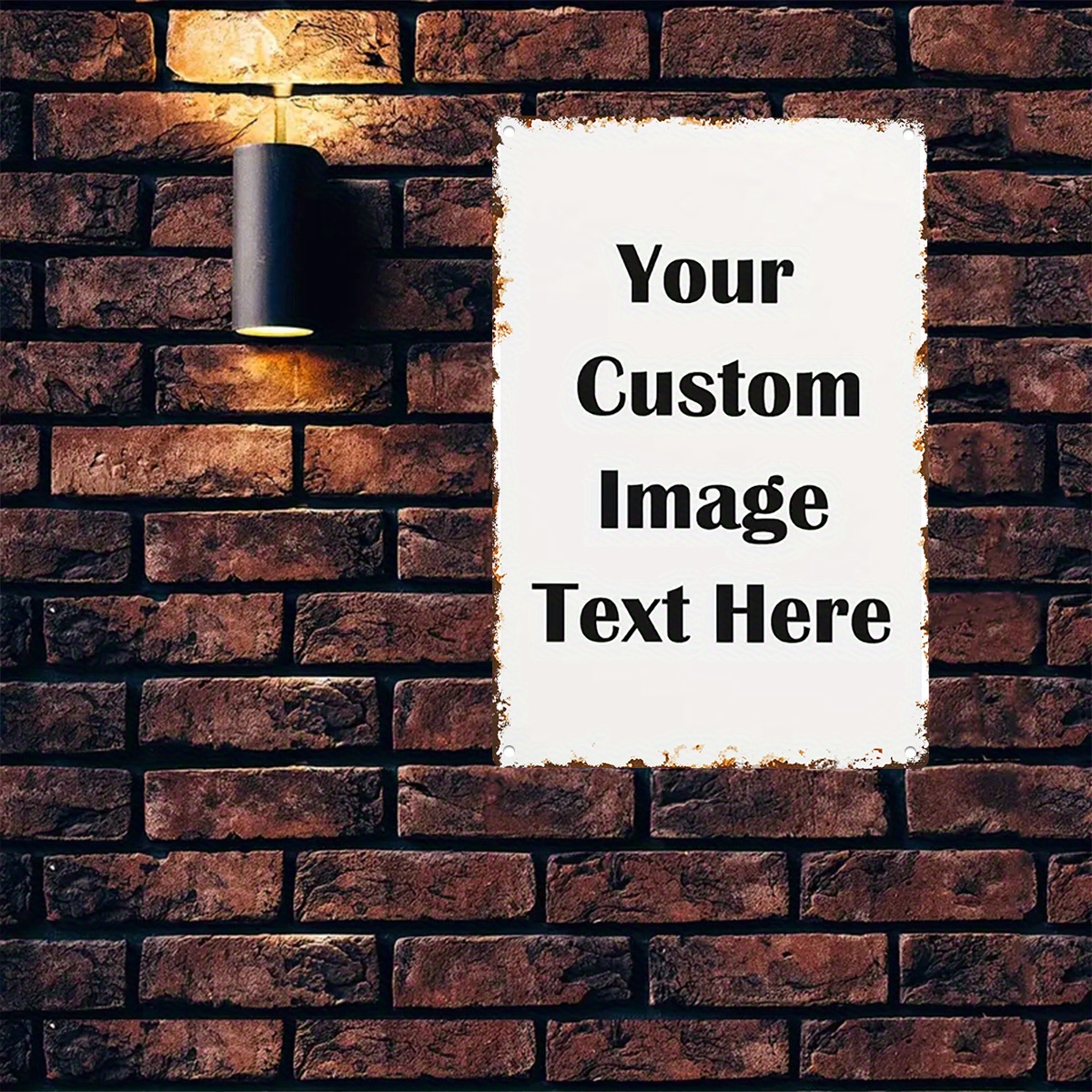 Custom Image/Text Metal Tin Si - đánh giá và giá Vintage Collectible Plates