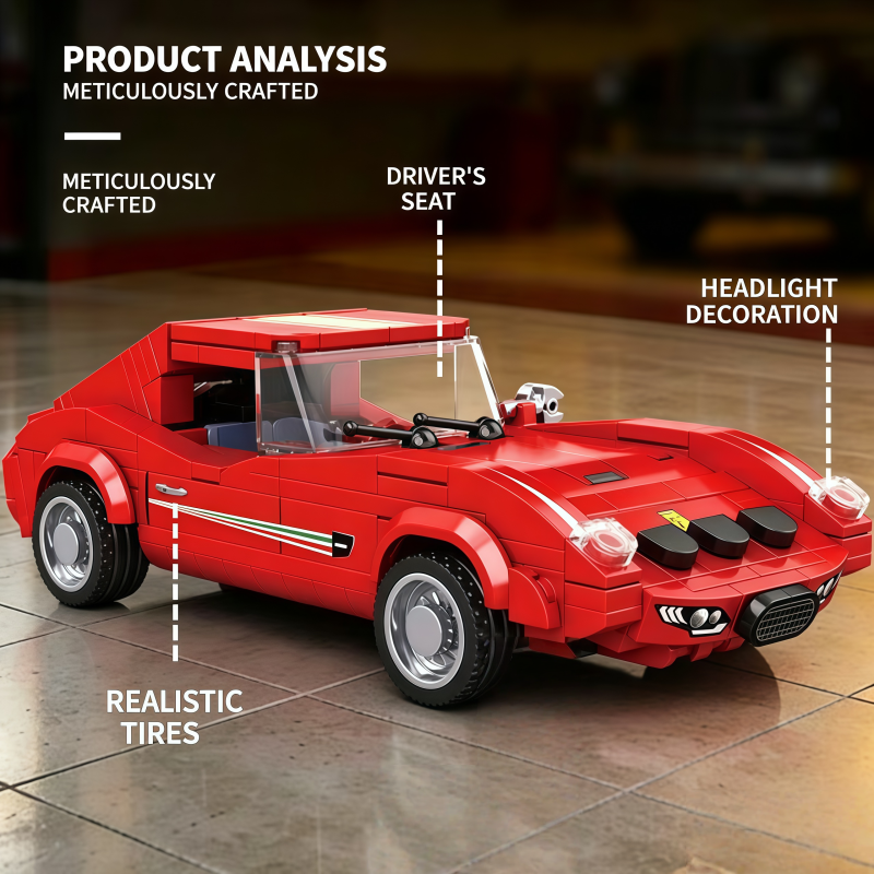 Classic red vintage sports car - đánh giá và giá Vintage Collectible Toy Cars