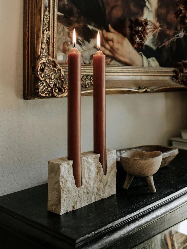 2 Holes Marble Candlestick Hol - đánh giá và giá Collectible Vintage Matches