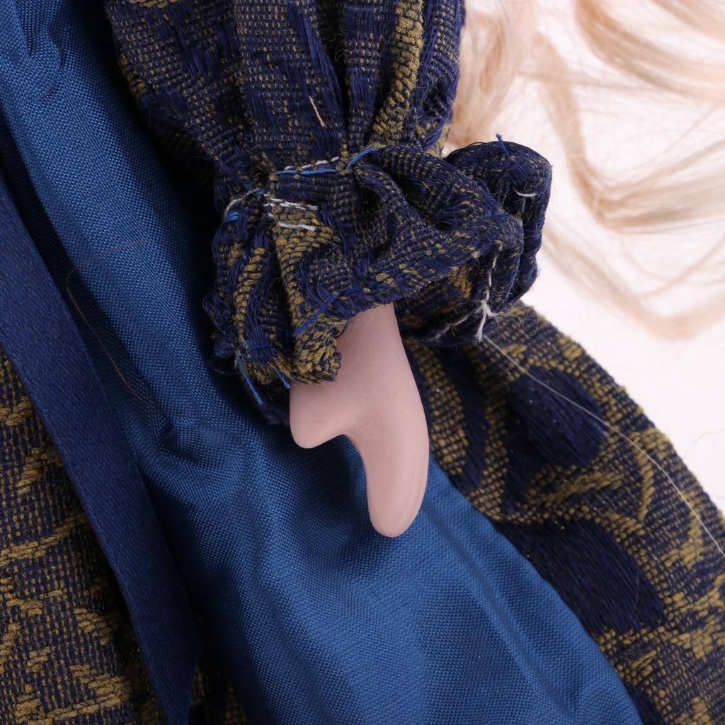 Victorian Porcelain Doll 30cm  - đánh giá và giá Vintage Collectible Porcelain Dolls