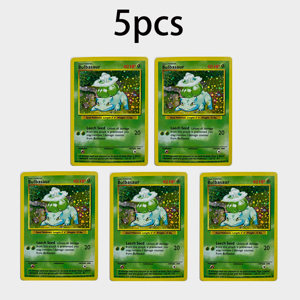 DIY PTCG TCG Cards Bulbasaur V - đánh giá và giá Vintage Game Collection
