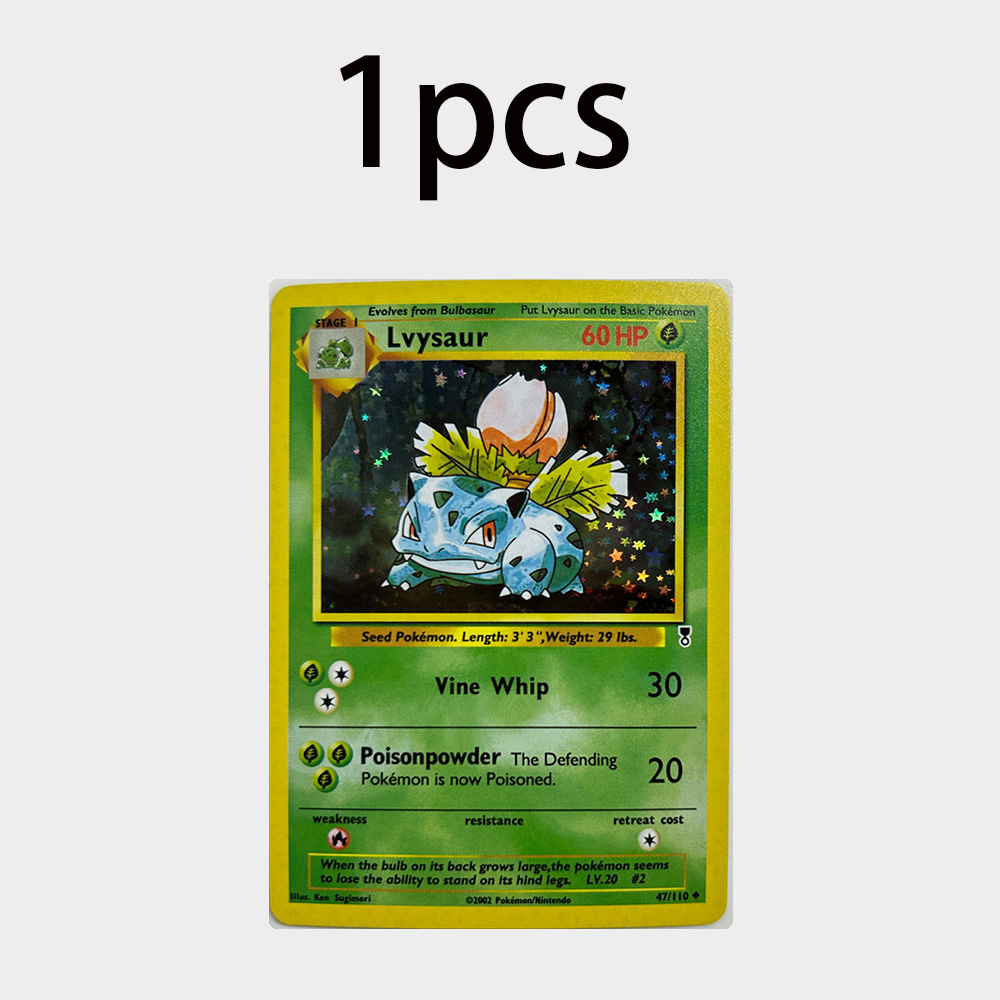 15Pcs Anime Ivysaur Flash Card - đánh giá và giá Vintage Pokemon Collectible