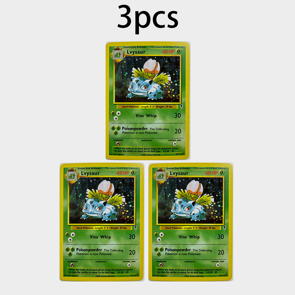 15Pcs Anime Ivysaur Flash Card - đánh giá và giá Vintage Pokemon Collectible
