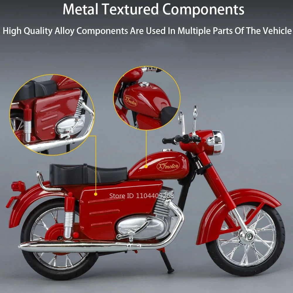 1:10 Scale XF250 Motorcycle Mo - đánh giá và giá Vintage Collectible Toy Cars