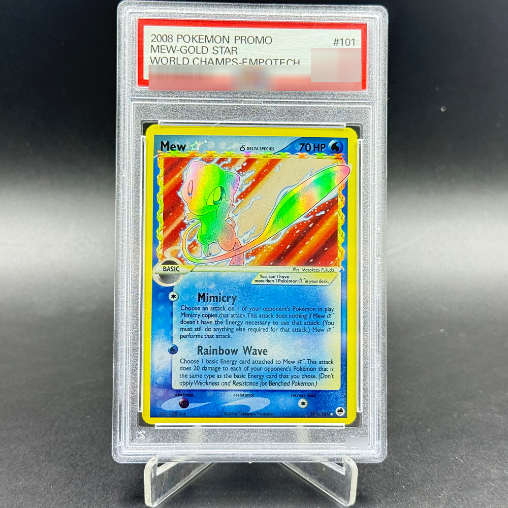 DIY English PKM Mew Gold Star  - đánh giá và giá Vintage Pokemon Collectible