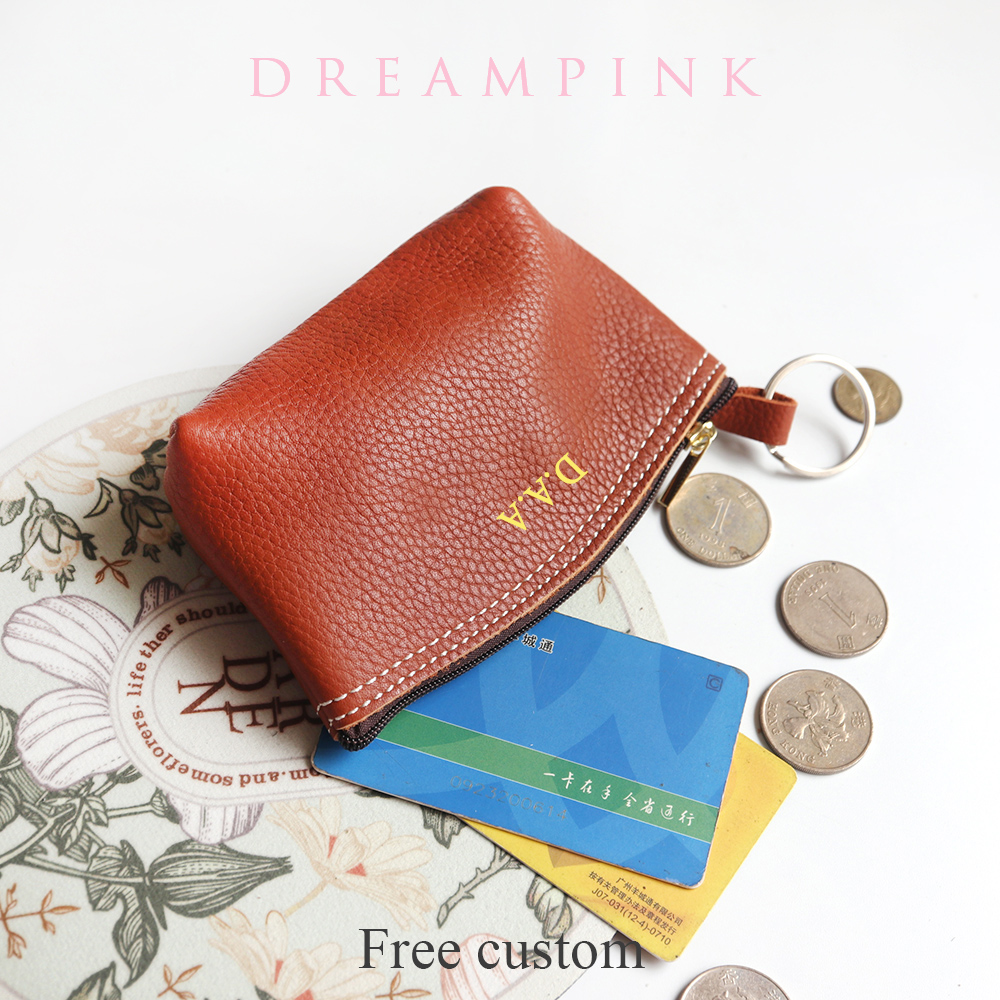 Cowhide Zip Coin Pouch Custom  - đánh giá và giá Vintage Collectible Cards