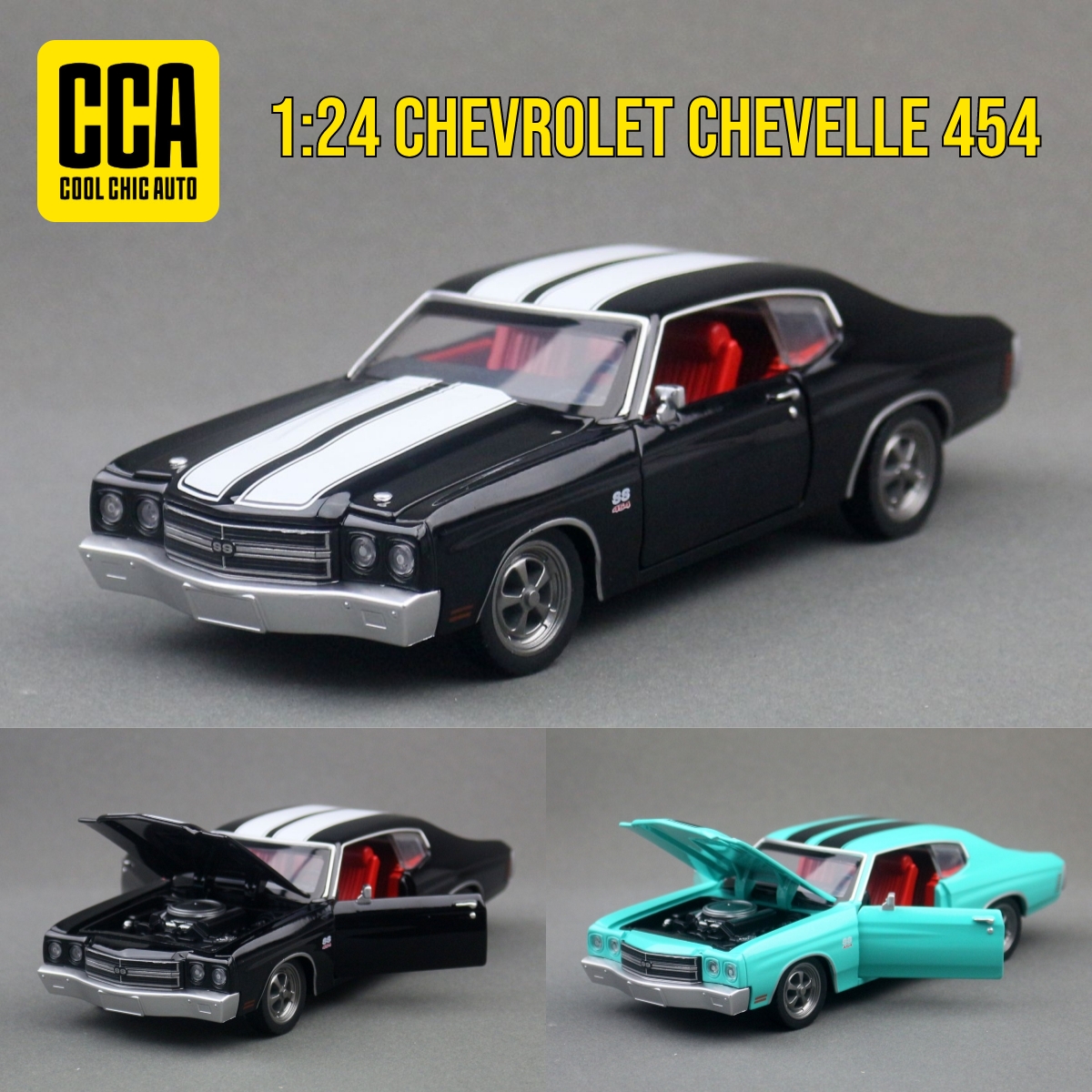 1/24 Chevrolet Chevelle 454 19 - đánh giá và giá Vintage Collectible Toy Cars